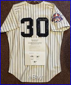 Yankees Willie Randolph Signed & Inscribed GAME USED WORN All Star Jersey LOA