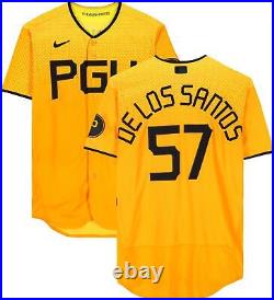 Yerry De Los Santos Pirates Player-Issued 57 City Connect Jersey 2023 MLB Season