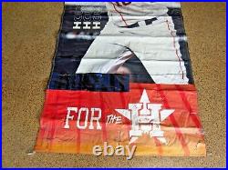 Yuli Gurriel 2021 Astros Game Used Stadium Banner Minute Maid Park For The H