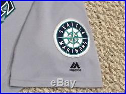 ZUNINO #3 size 48 2017 Seattle Mariners game used jersey road gray 40TH MLB HOLO